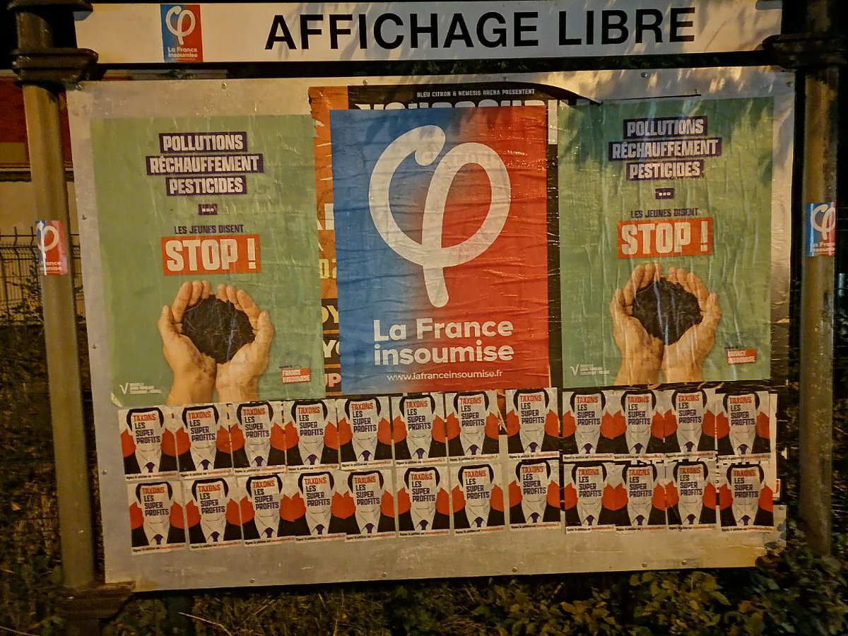 , Gauche France: Ça a marouflé à toute berzingue dans les rue d’ #A… #nupes #gauche @JeunesFIAngers