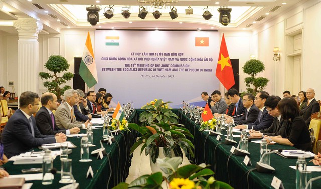 Le Vietnam et l'Inde organisent la 18e réunion de la Commission mixte à Hanoï - Ảnh 1.